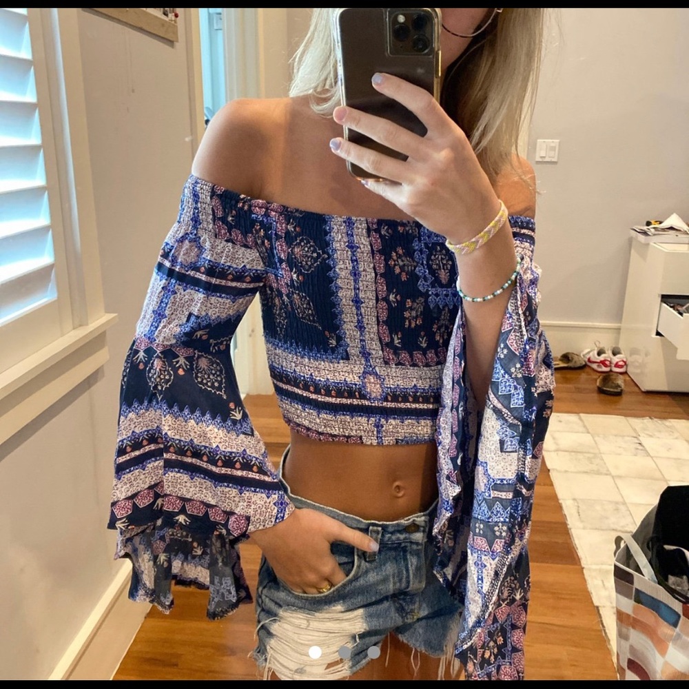 off the shoulder blouse